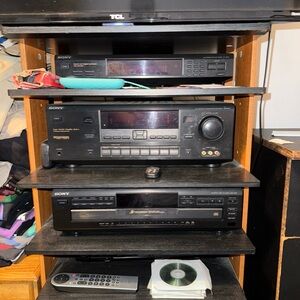 Sony Black Boombox Audio System